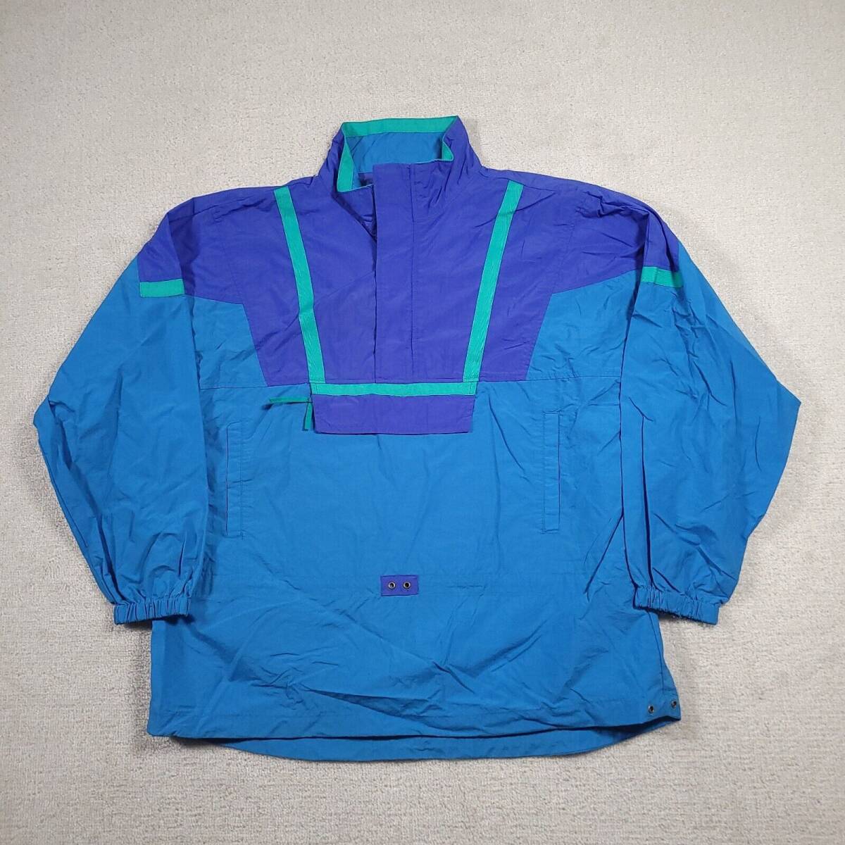 Vintage LL Bean Windbreaker Jacket Anorak Blue John Mayer 3XL Mens 海外 即決_Vintage LL Bean Wi 2