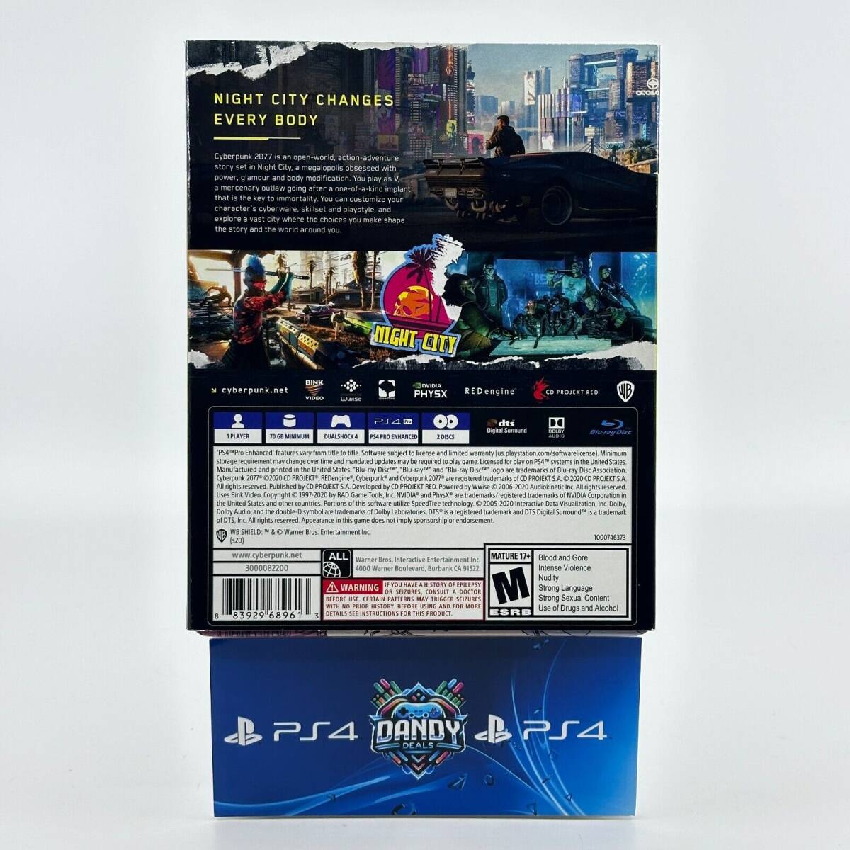 Cyberpunk 2077 PS4 Steelbook Edition- Sony PlayStation 4 海外 即決_Cyberpunk 2077 PS4 4
