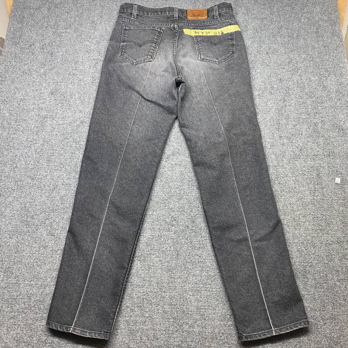 Levi's 540 Levi Strauss Relaxed Fit Denim Jeans Men 34x34 Black Wash USA Made 海外 即決_Levis 540 Levi St 3
