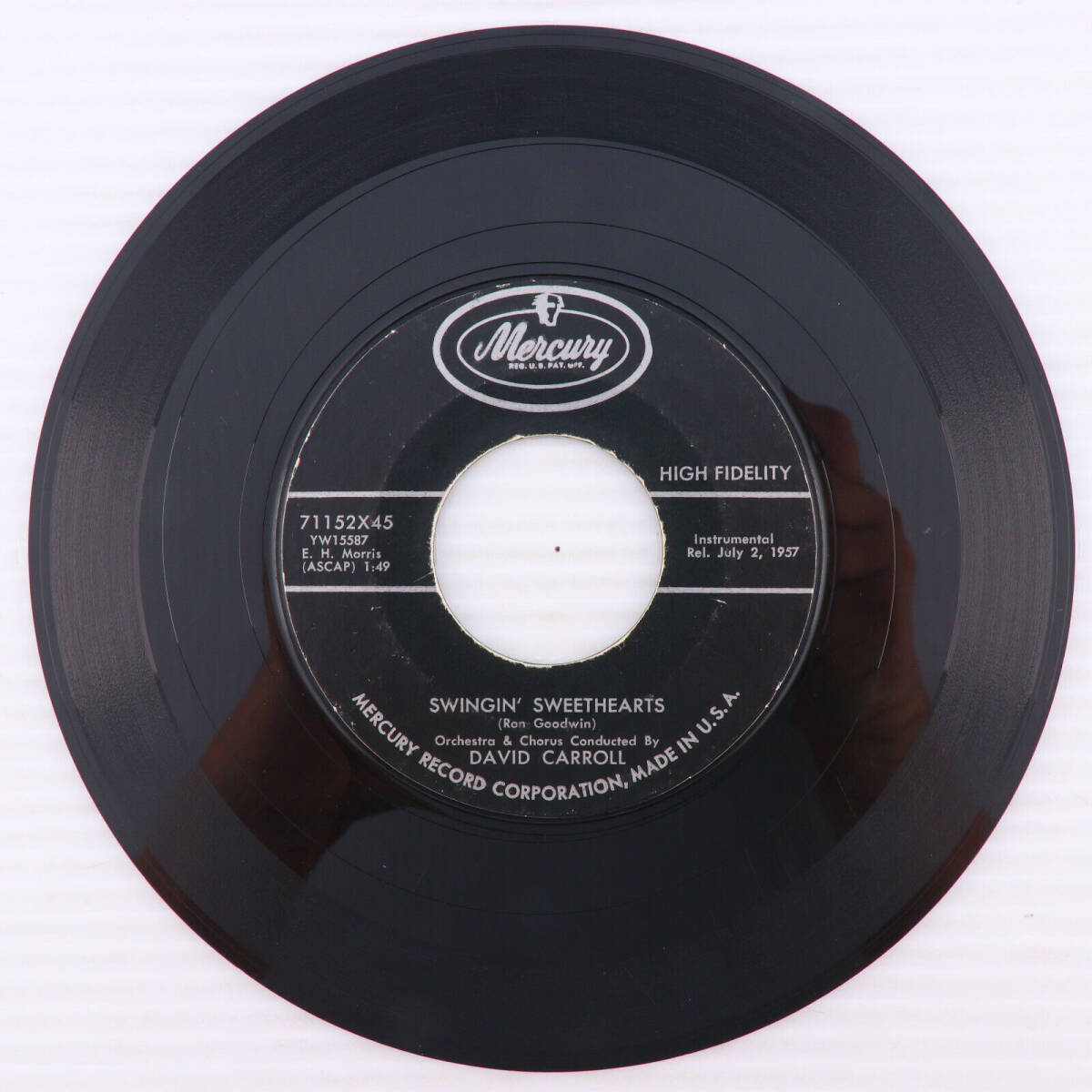 David Carroll Fascination / Swingin' Sweethearts - 1957インチ 45 rpm Record 7インチ1152X45 海外 即決_David Carroll Fa 4