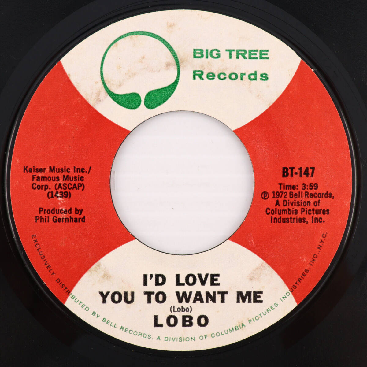 Lobo I'd Love / You To Want Me / Am I True To Myself - 45 rpm 7インチ" BT-147インチ Monarch 海外 即決_Lobo Id Love / 1