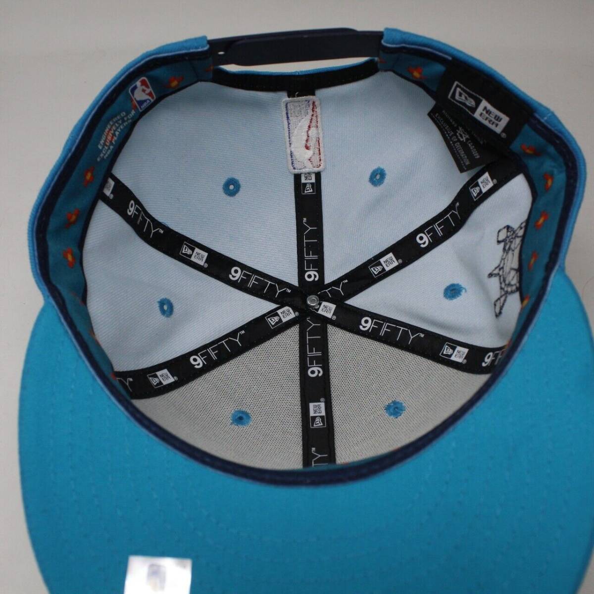 OKC Thunder Hat Snapback Blue New Era 9FIFTY NBA City Edition Polyester Cap 海外 即決_OKC Thunder Hat Sn 7