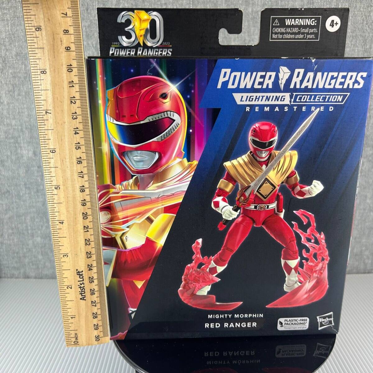 Power Rangers Lightning Collection Remastered Mighty Morphin Red Ranger Figure 海外 即決_Power Rangers Ligh 4