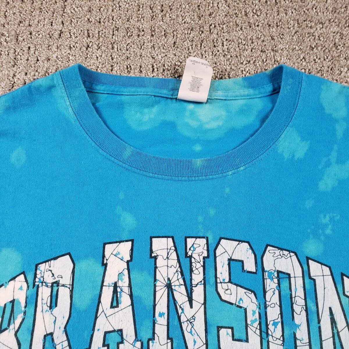 Branson Missouri Shirt Mens 4XL Blue Tie Dye Vintage 海外 即決_Branson Missouri S 4