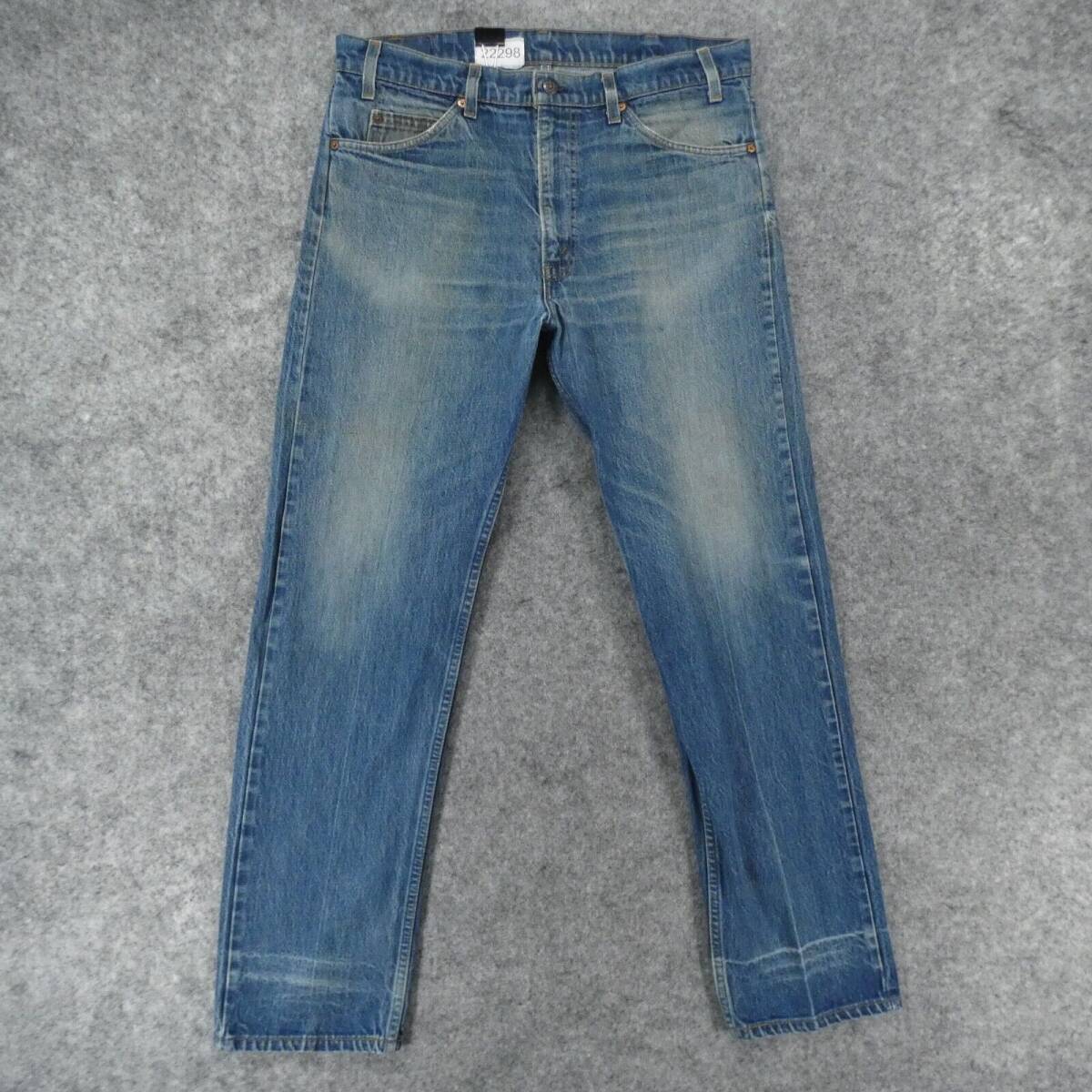 Vintage 80s Levis 505 Orange Tab Jeans Mens 36x32 Whiskering Fade Marks USA 海外 即決_Vintage 80s Levis 1