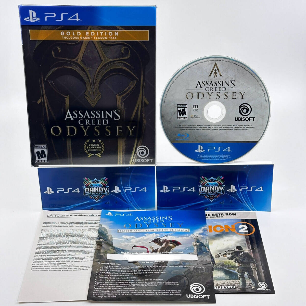 Assassin''s Creed Odyssey PS4 - Steelbook Gold Edition DLC Valid (PlayStation 4) 海外 即決_Assassins Creed 1