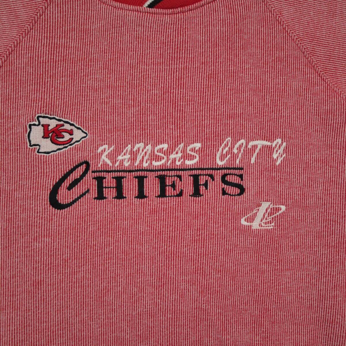Vintage Kansas City Chiefs Sweatshirt Adult Large Red Logo Athletic Striped 90s 海外 即決_Vintage Kansas Cit 2