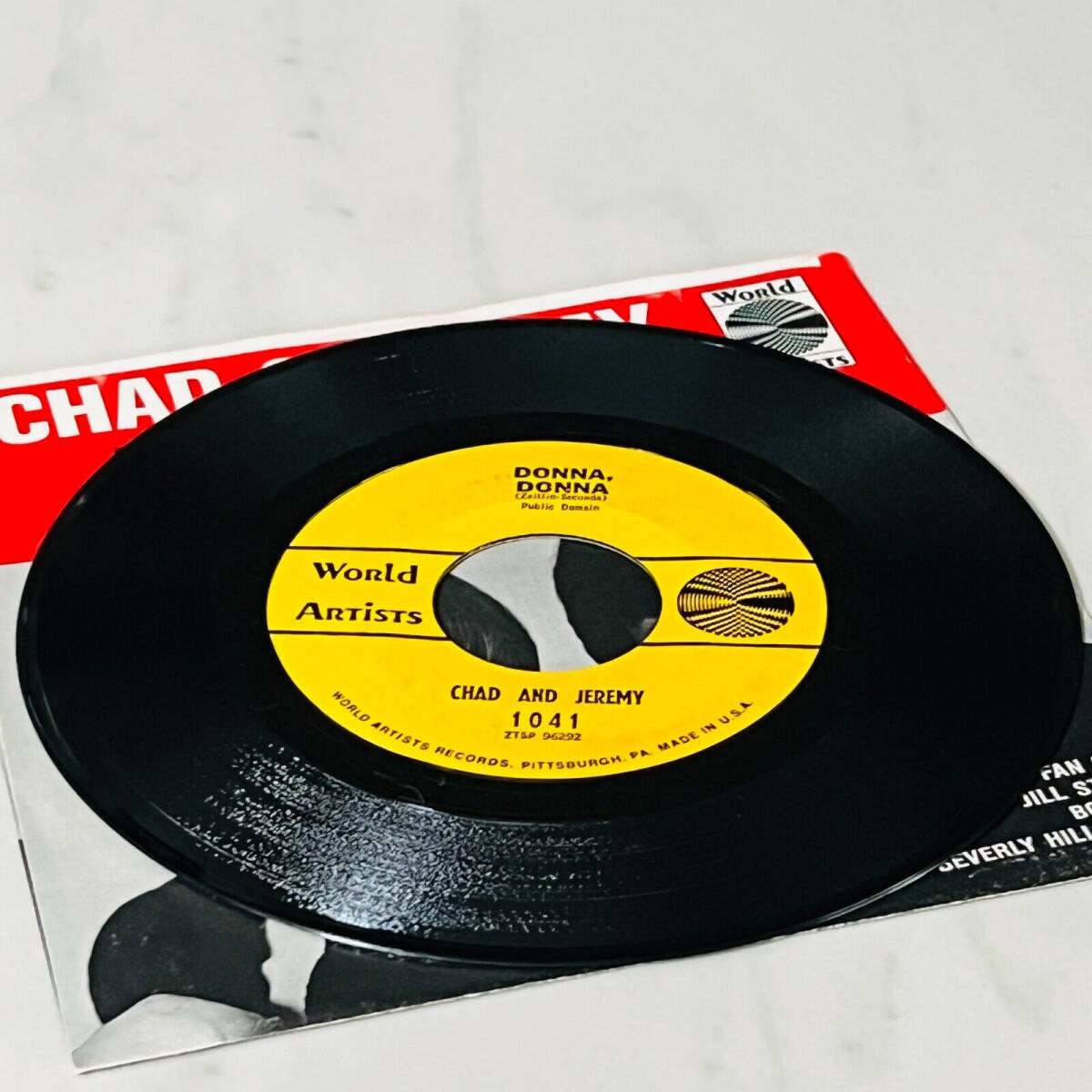 Chad & Jeremy - 45rpm Single Record - If I Love /d You / Donna, Donna 海外 即決_Chad & Jeremy - 4 3