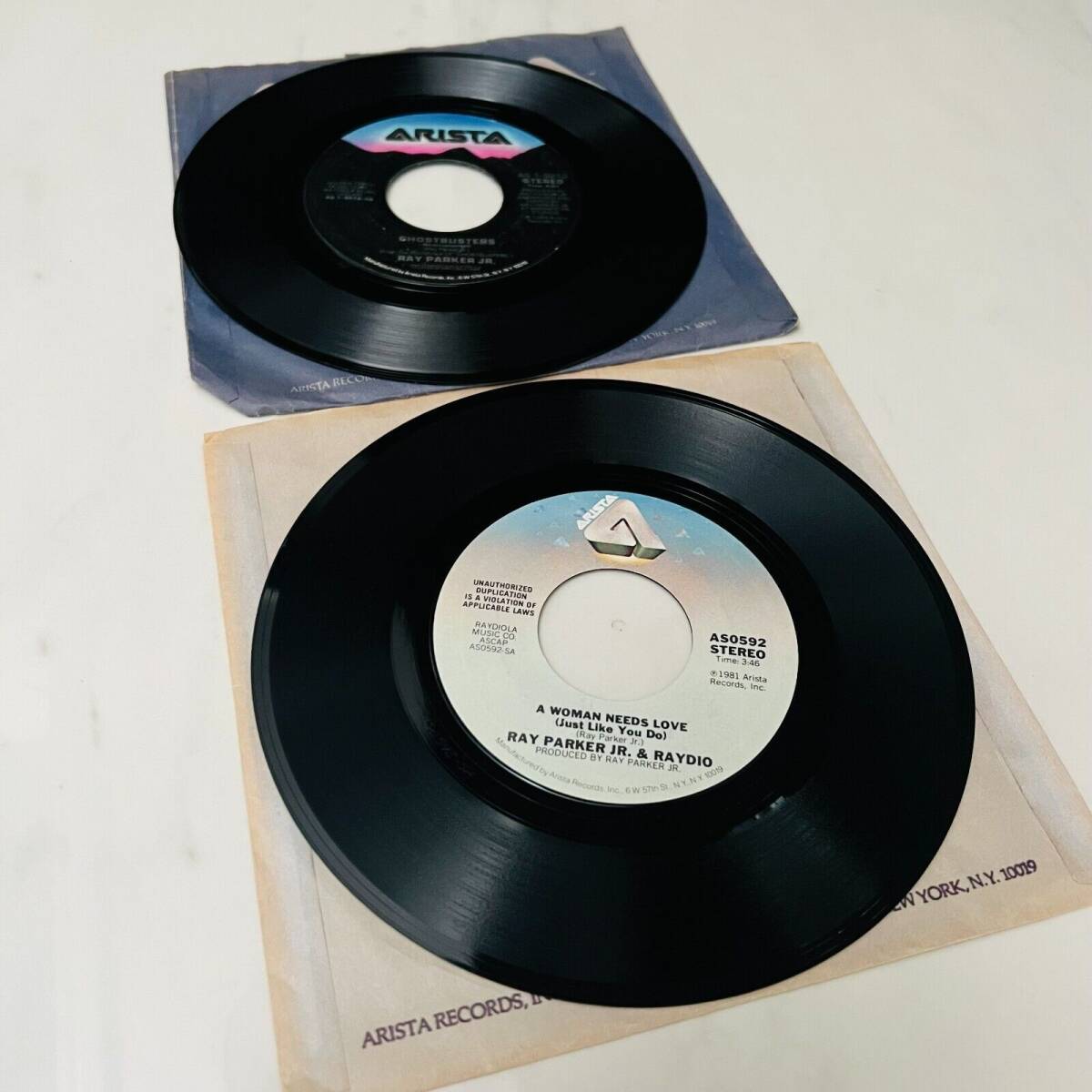 Ray Parker Jr. - Lot of 2 - Single 7" 45rpm Records - Ghostbusters - So Into You 海外 即決_Ray Parker Jr. - L 2