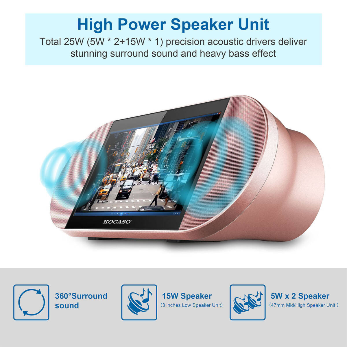 Wireless Tablet & Speaker 7" Quad-core Android Video Music Game Player US 海外 即決_Wireless Tablet & 2