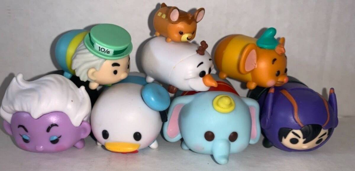 Tsum Tsum Figures Various Sizes Lot Disney 14 figures Mad Hatter Chesire Cat 海外 即決_Tsum Tsum Figures 8