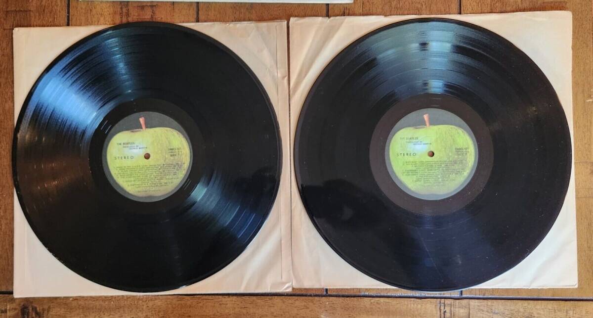 The Beatles White Album Apple SWBO-101 LP VERY LOW NUMBER 0009777 RARE VG 海外 即決_The Beatles White 9