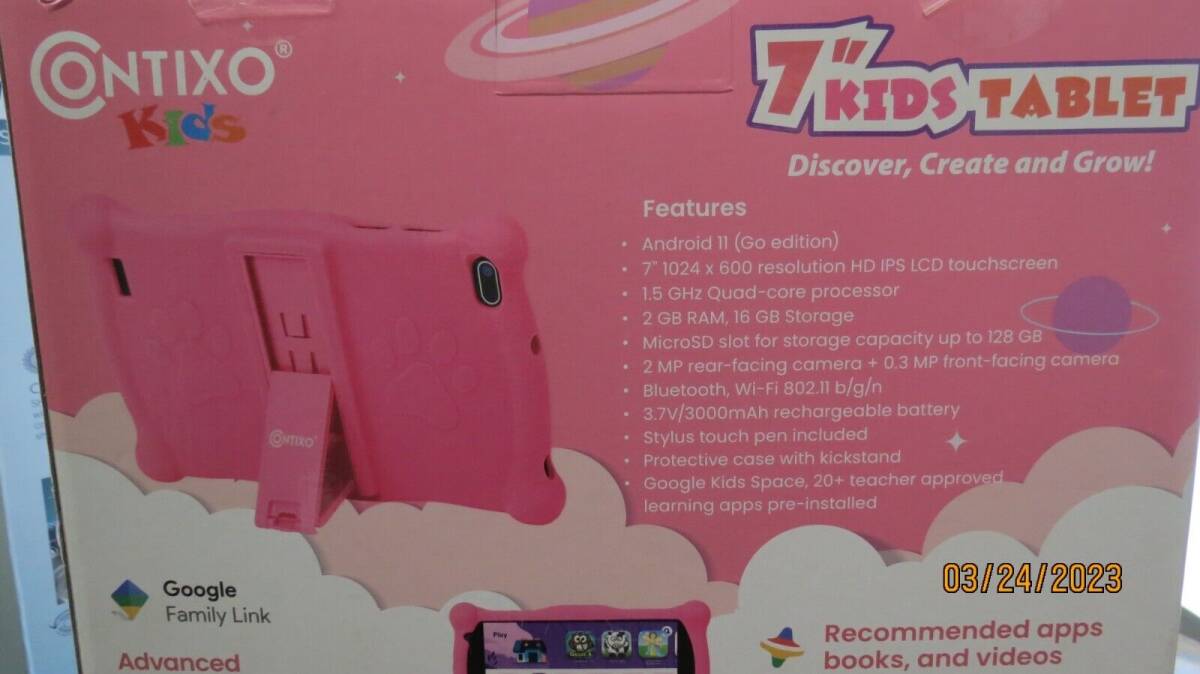 CONTIXO KIDS V10 7" LEARNING TABLET PINK TOUCH SCREEN NEW 海外 即決_CONTIXO KIDS V10 7 2