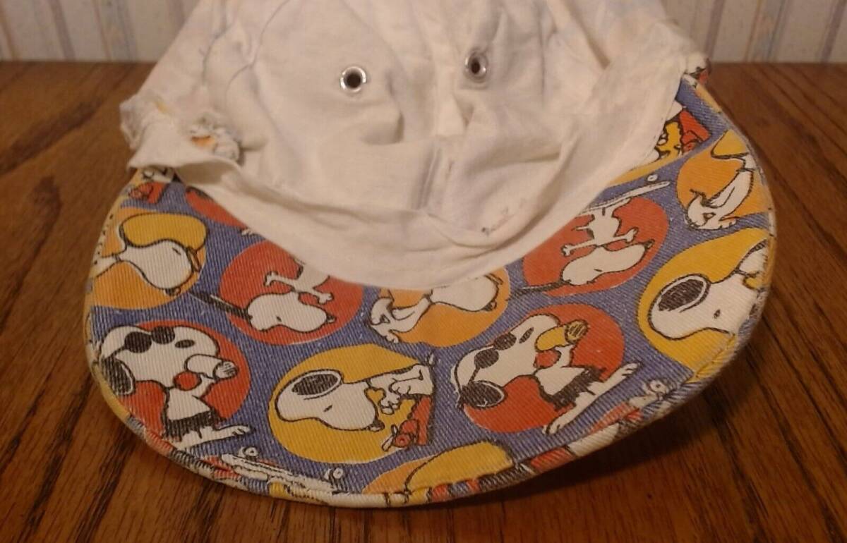 Vintage Peanuts Snoopy United Feature Butterfly Originals Ball Cap Hat 7-14 L 海外 即決_Vintage Peanuts Sn 9