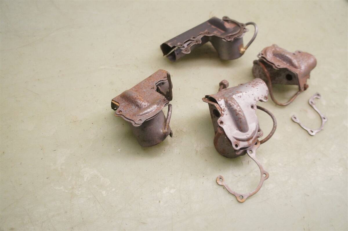 Harley knucklehead Valve Cover Tin Exhaust Rocker Arm SET *TZ16 海外 即決_Harley knucklehead 4