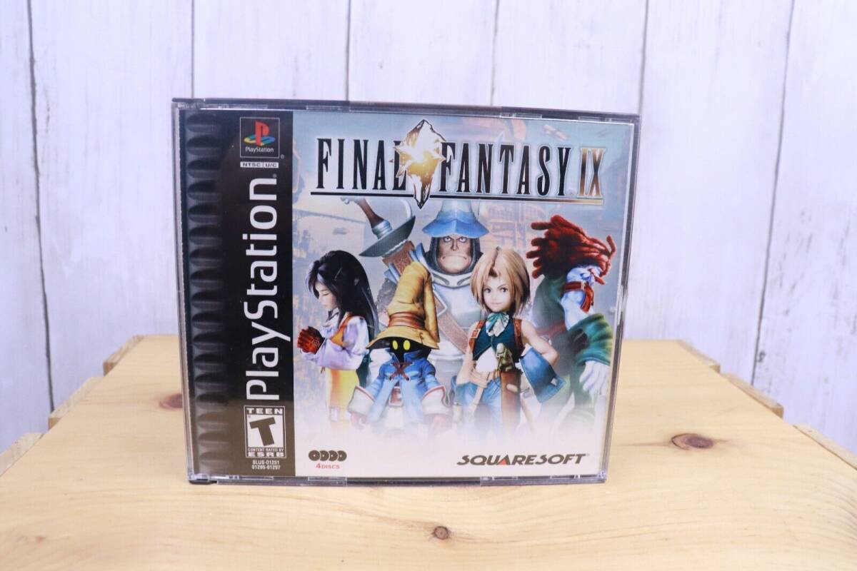 Final Fantasy IX 9 - (Sony PlayStation 1) Black Label - No Manual 海外 即決_Final Fantasy IX 9 1