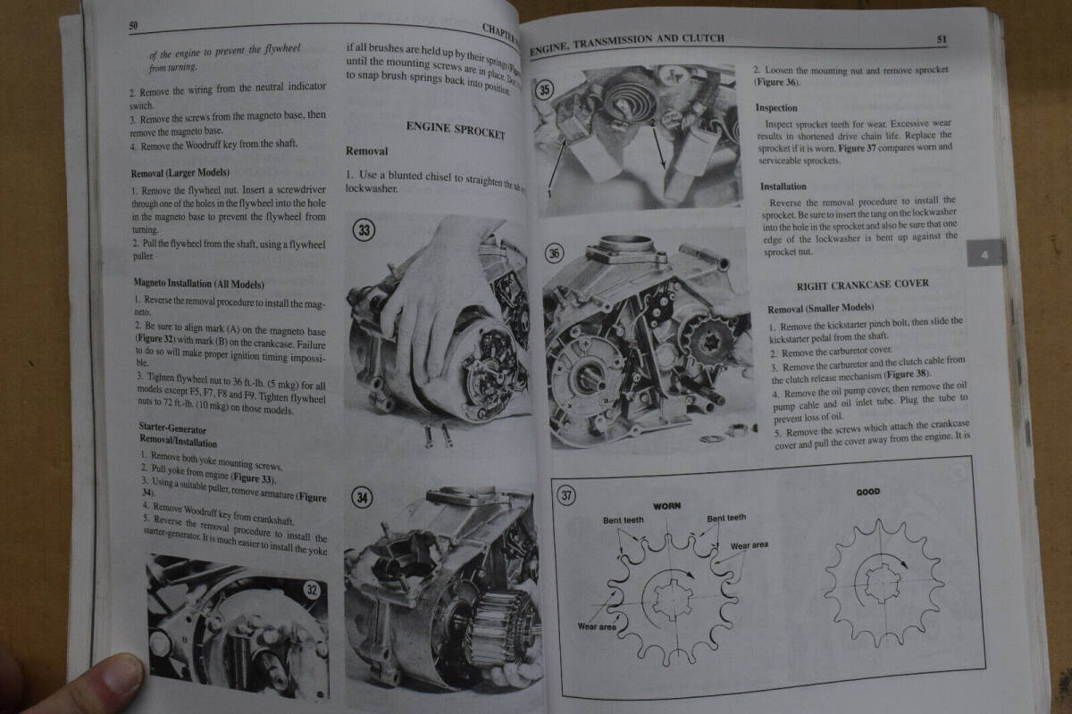 2002 Clymer Manual - Kawasaki 80-350cc Rotary Valve 1966 to 2001 3-2-B 海外 即決_2002 Clymer Manual 3