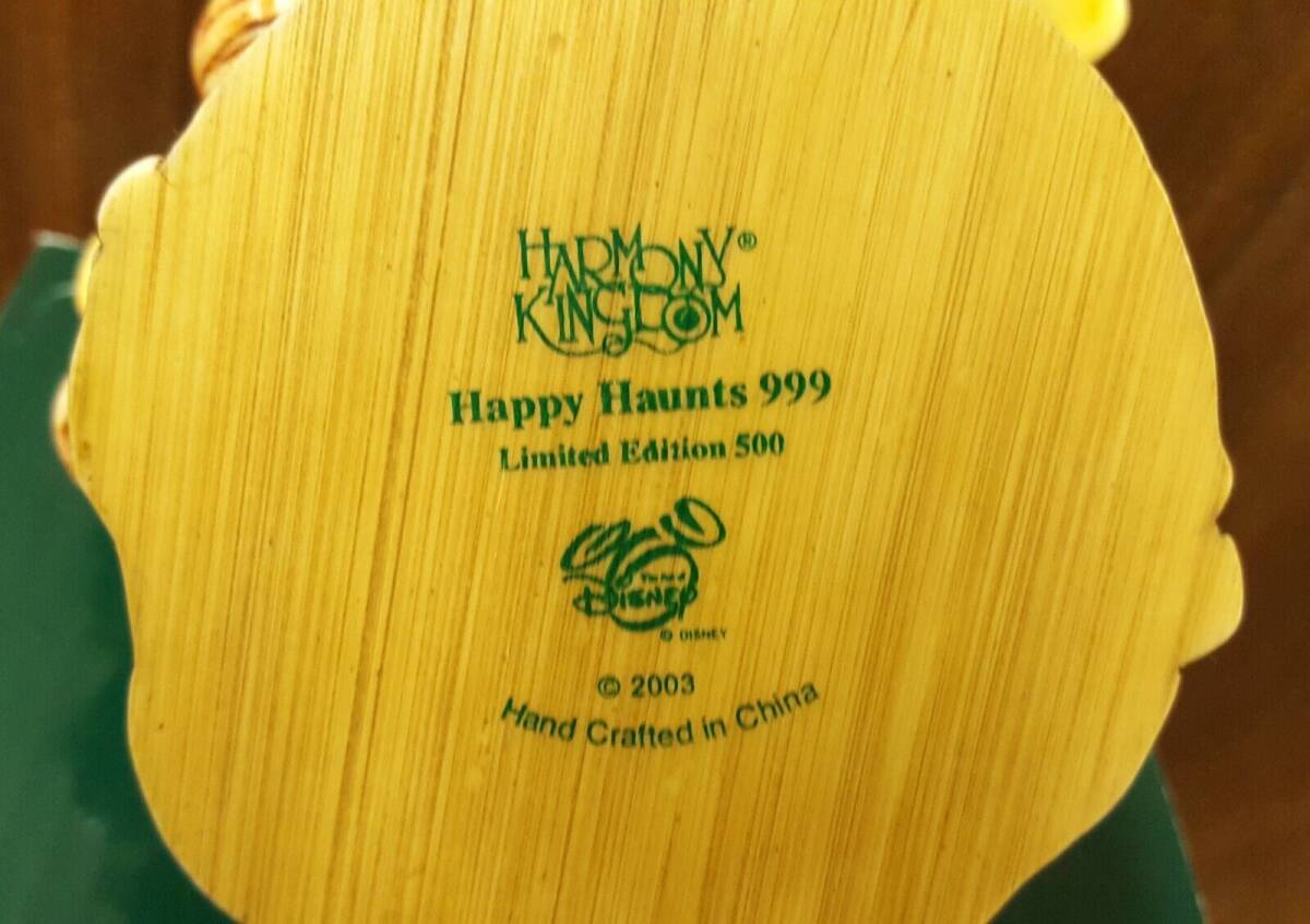 2003 Disney WDW~~ HAPPY HAUNTS 999 Harmony Kingdom LE500~~Haunted Mansion Event 海外 即決_2003 Disney WDW~~ 7