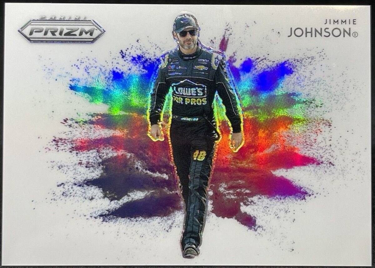 2023 Panini Prizm NASCAR Racing Jimmie Johnson Color Blast SSP CASE HIT #CB1 !! 海外 即決_2023 Panini Prizm 1