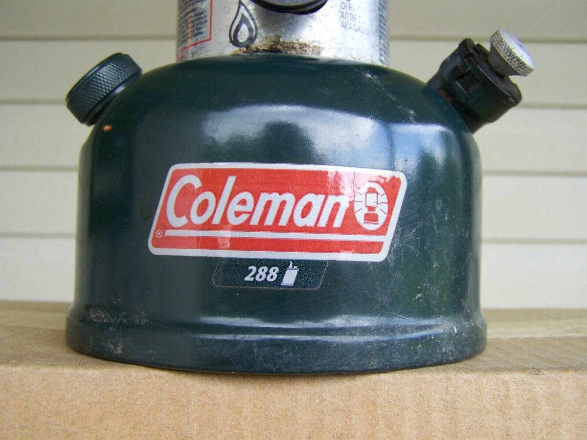 Vintage 1997 Coleman Double Mantle Gas Lantern Model 288 Green Made in USA 海外 即決_Vintage 1997 Colem 2