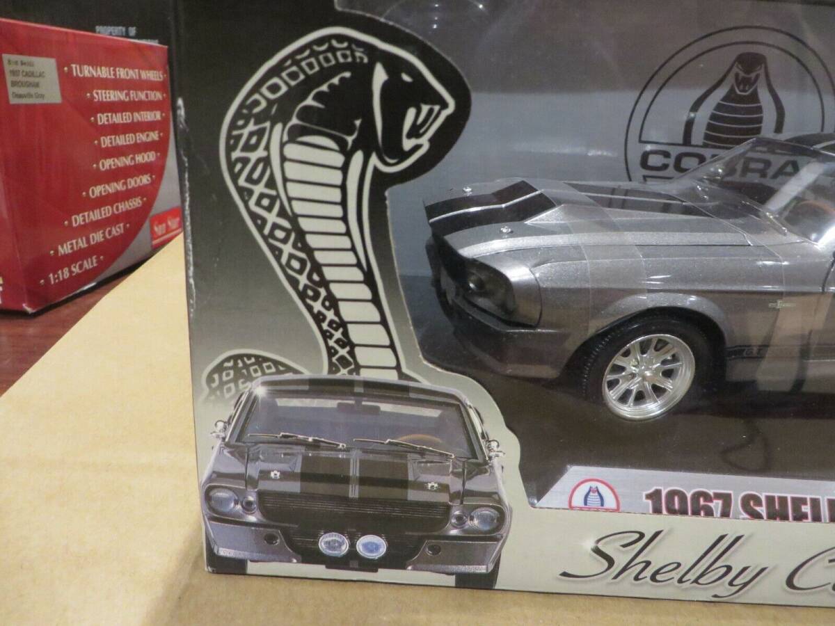 Shelby COLLECTIBLES 1:18 1967 SHELBY GT500E "Eleanor" PLATINUM NIB DIECAST METAL 海外 即決_Shelby COLLECTIBLE 1