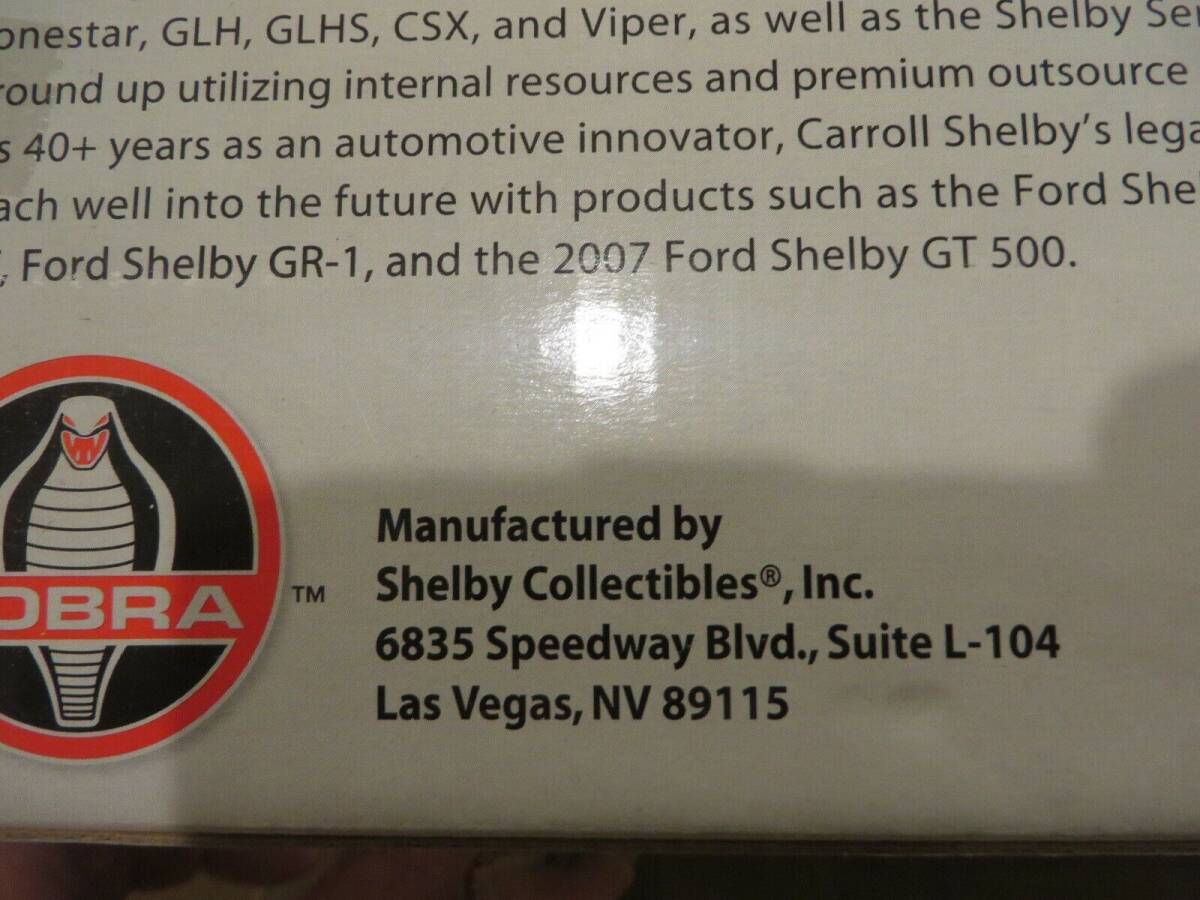 Shelby COLLECTIBLES 1:18 1967 SHELBY GT500E "Eleanor" PLATINUM NIB DIECAST METAL 海外 即決_Shelby COLLECTIBLE 6