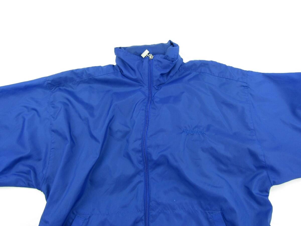 VINTAGE Spalding Light Jacket Mens Small Blue Zipper Stow Away Hood Windbreaker 海外 即決_VINTAGE Spalding L 3