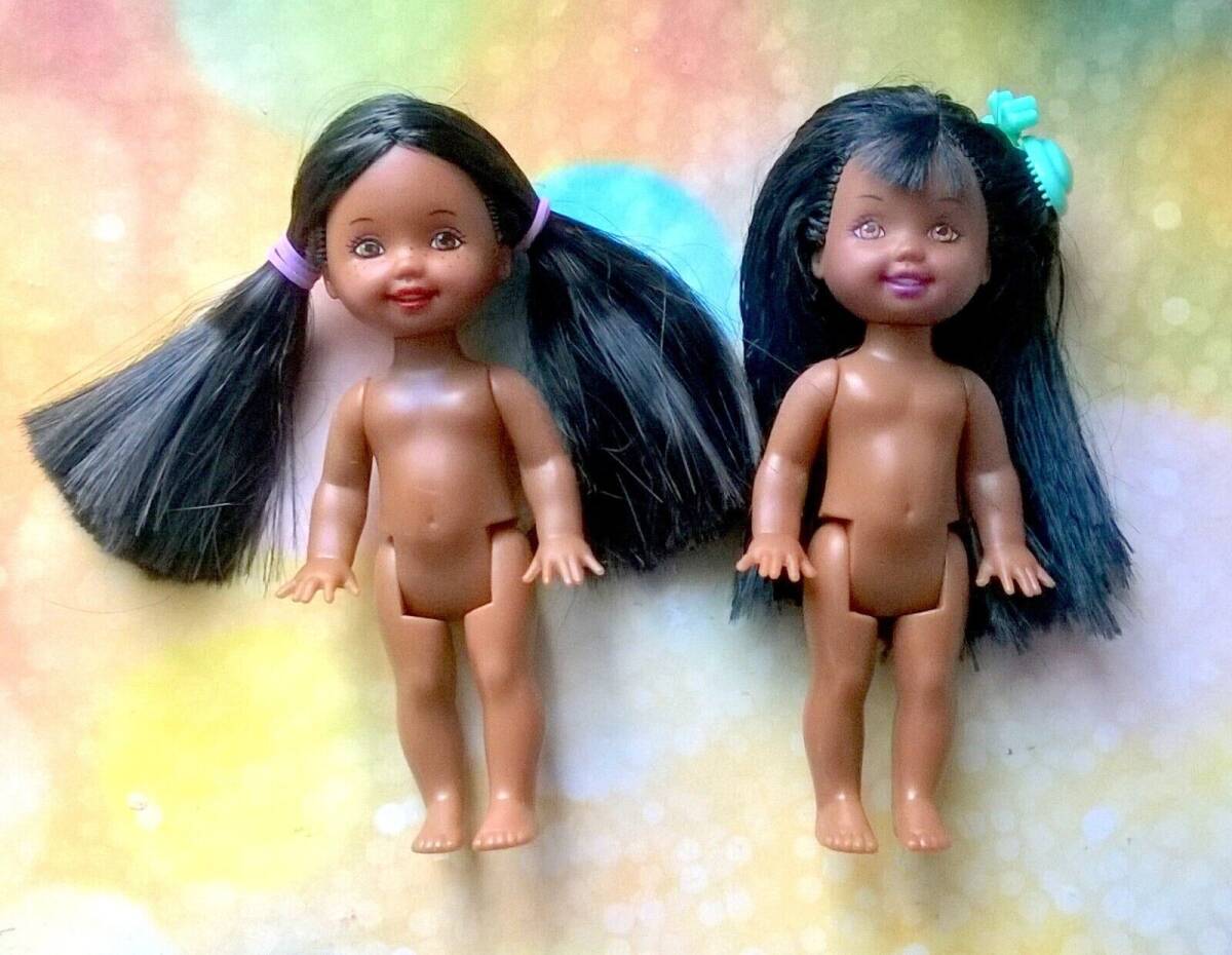 ?Mattel Barbie Kelly nude dolls lot of 2 dolls Lot 4a? 海外 即決_?Mattel Barbie Kel 1