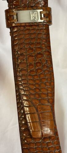 Tiger Woods Genuine Leather Snake Skin Belt Brown Sz 38 海外 即決_Tiger Woods Genuin 7