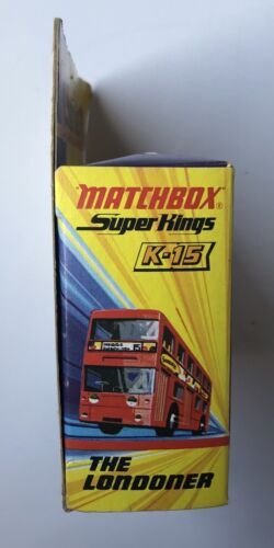 1973 MATCHBOX SUPERKINGS K-15 THE LONDONER DOUBL DECKER BUS MIB UNPUNCHED 海外 即決_1973 MATCHBOX SUPE 3