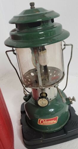 VINTAGE COLEMAN MODEL 220F 228F DATED 68 DOUBLE MANTEL LANTERN 3 Silk Mantles 海外 即決_VINTAGE COLEMAN MO 2