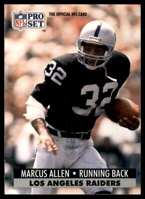 1991 Pro Set Spanish Marcus Allen Los Angeles Raiders #109 海外 即決_1991 Pro Set Spani 1