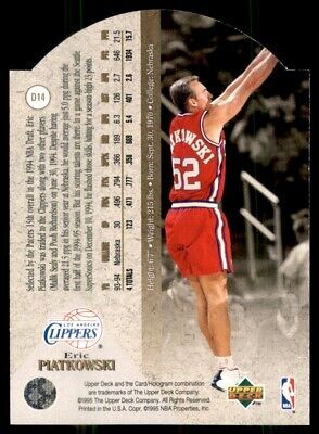 1994-95 SP Die Cuts Eric Piatkowski Los Angeles Clippers #D14 海外 即決_1994-95 SP Die Cut 2