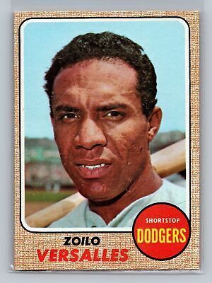 1968 Topps Zoilo Versalles #315 - Los Angeles Dodgers - EX to NEAR MINT 海外 即決_1968 Topps Zoilo 1