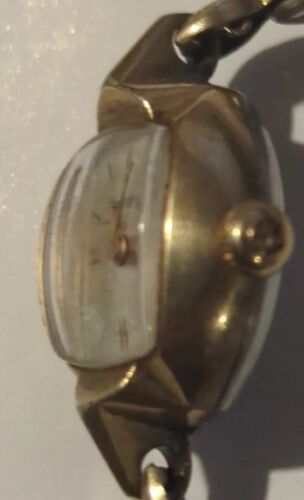 Vintage Hamilton Ladies 10k RGP Hand Wind Mechanical Watch (Needs Battery) fr/sh 海外 即決_Vintage Hamilton L 9