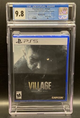 Resident Evil Village PlayStation 5 PS5 CGC Graded 9.8 A+ Factory Sealed Game 海外 即決_Resident Evil Vill 1