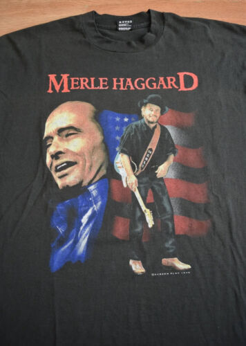 Yahoo!オークション - Vintage 1994 Merle Haggard Legend Tour Shirt ...