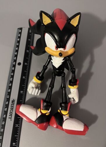 2008 JAZWARES Sonic The Hedgehog 7" SHADOW Super Posers Action Figure USED READ 海外 即決_2008 JAZWARES Soni 2