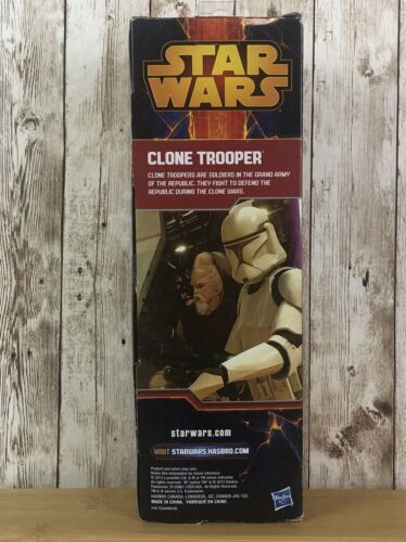 2013 Star Wars Clone Trooper 12" Figure With Blaster Hasbro New in Damaged Box 海外 即決_2013 Star Wars Clo 4