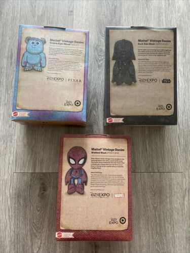 D23 2022 Expo Target Vintage Spiderman + Sully + Darth Vader Doll Plush Set 海外 即決_D23 2022 Expo Targ 3