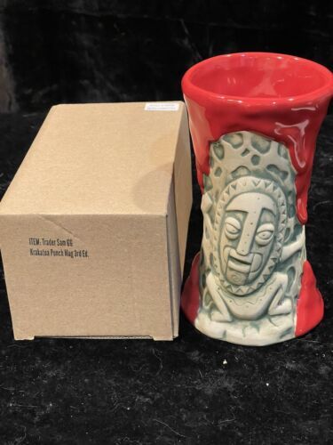 Disney Polynesian Trader Sam's Grog Grotto 3rd Edition Krakatoa Punch Tiki Mug 海外 即決