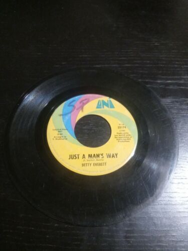 Betty Everett - Just A Man's Way/Been A Long 時間 / - Northern ソウル - 45 rpm 海外 即決_Betty Everett - Ju 4