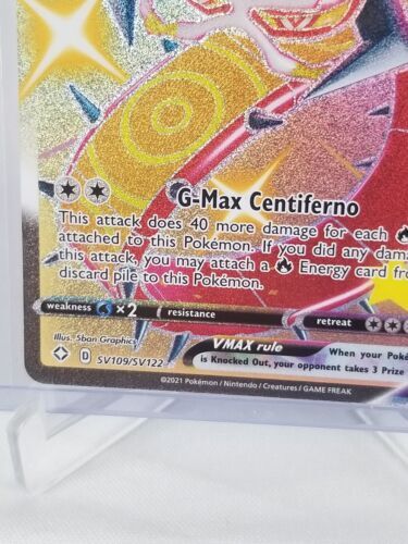 Centiskorch Vmax Foil ポケモン Card SV109/SV122 海外 即決_Centiskorch Vmax F 3