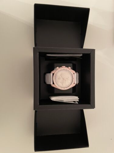 Swatch x Omega MoonSwatch Mission to Venus Pink Women's Watch - S033P100 海外 即決_Swatch x Omega Moo 1