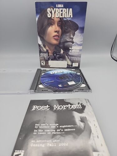 SYBERIA B. Sokal Windows PC Medium Box Game and Box RARE 海外 即決_SYBERIA B. Sokal W 6