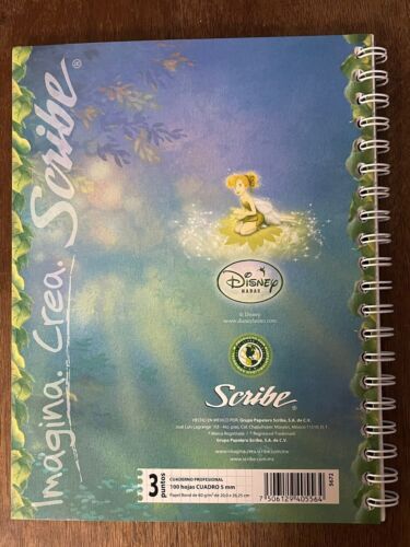 Very Rare Tinker Bell Pixies Rock notebook Stickers And Full Body Poster Inside 海外 即決_Very Rare Tinker B 3