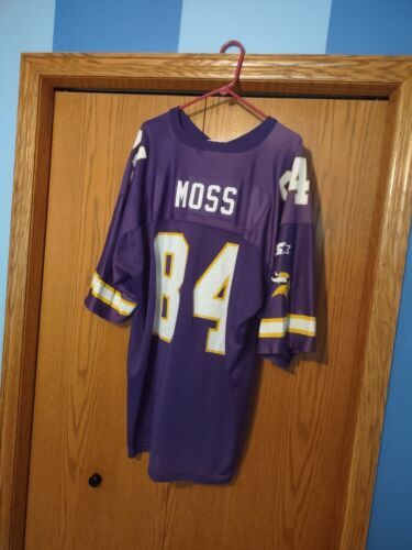 SWEET! Minnesota Vikings Randy Moss Vintage Starter Jersey Men's 2XL ??FREAK? 海外 即決_SWEET! Minnesota V 1