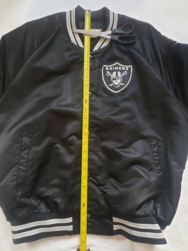 ?Vintage Chalk Line XL Oakland Las Vegas Raiders Starter Style Spellout Jacket 海外 即決_?Vintage Chalk Lin 8