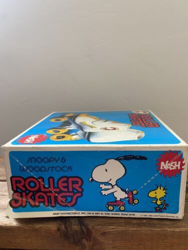 Vintage Snoopy Peanuts Child’s Roller Skates Woodstock Kids Nash Sz 2 in Box EUC 海外 即決_Vintage Snoopy Pea 3