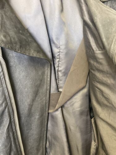 Rick Owens Lamb Leather Jacket Mens Dark Dust Size US 38 海外 即決_Rick Owens Lamb Le 6